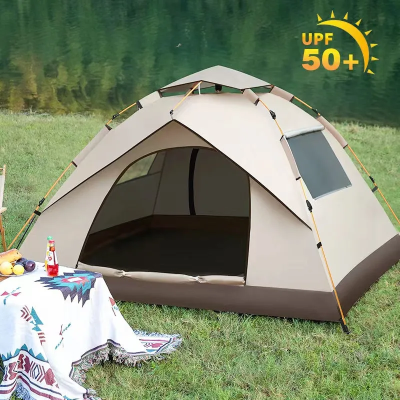 210x200x135cm Outdoor Family Instant Ultralight Portable Folding Popup Waterproof Oxford Fiberglass Tent | Camping | Events