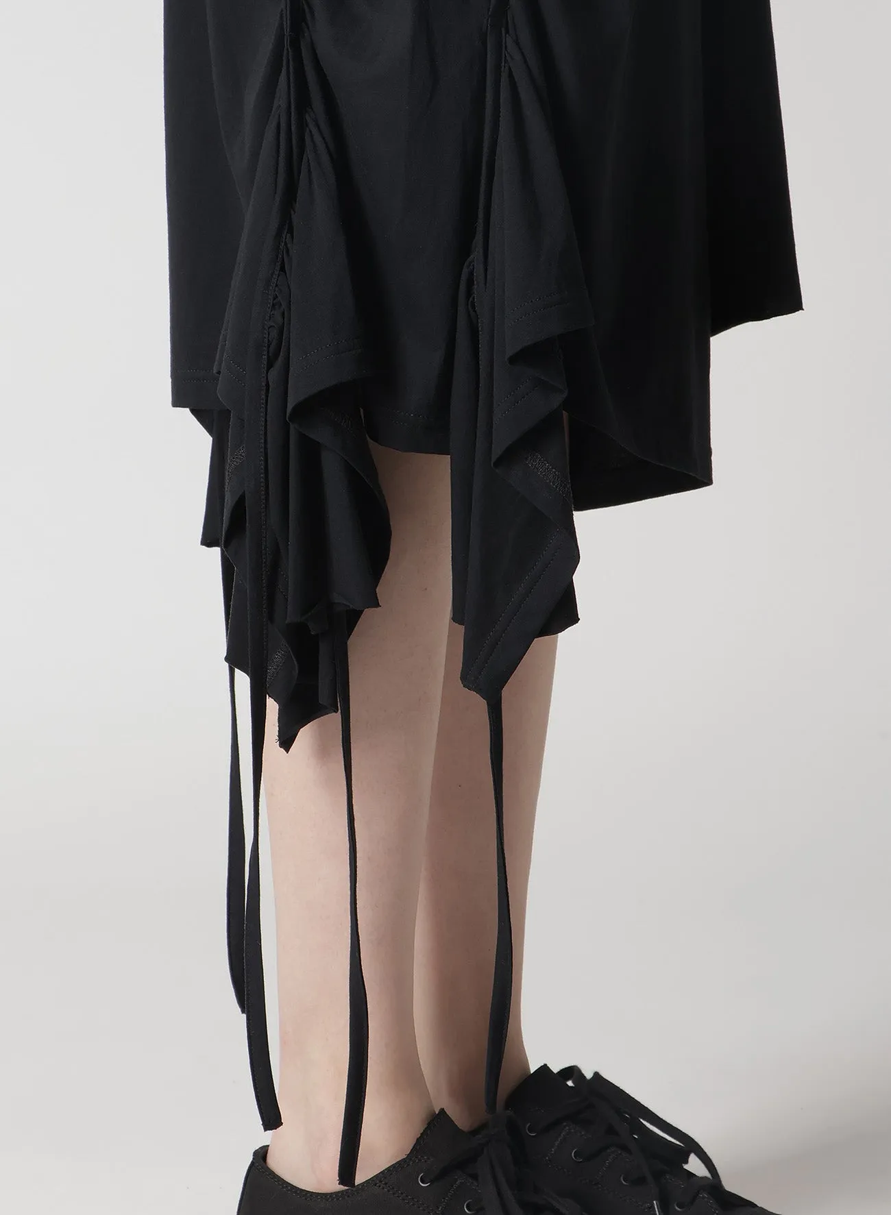 56/-COMPACT SINGLE JERSEY GATHERED SKIRT