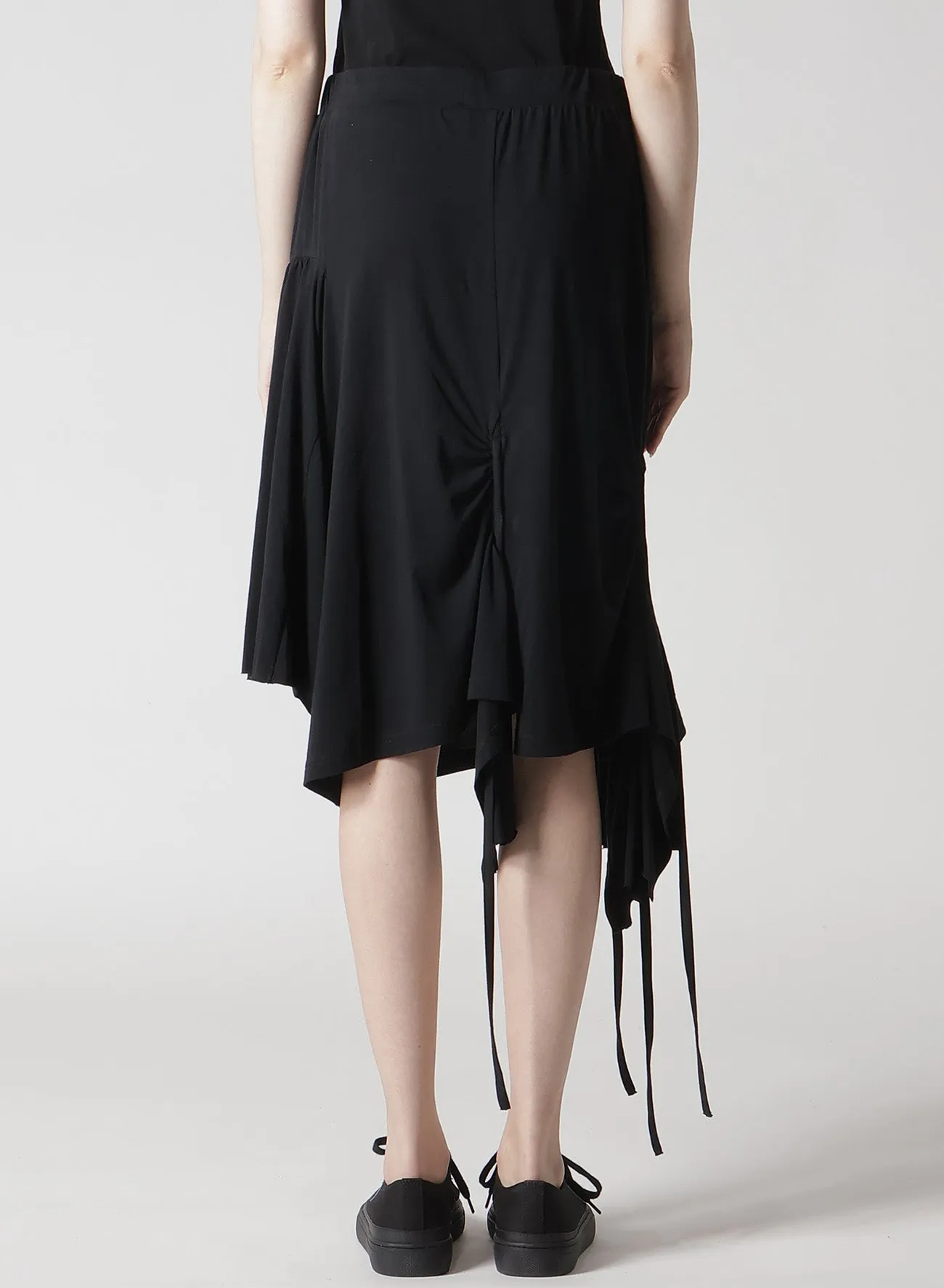 56/-COMPACT SINGLE JERSEY GATHERED SKIRT