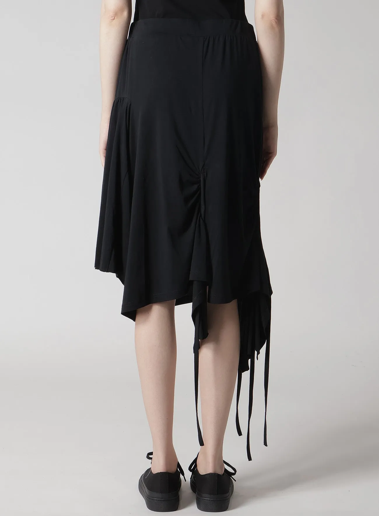 56/-COMPACT SINGLE JERSEY GATHERED SKIRT