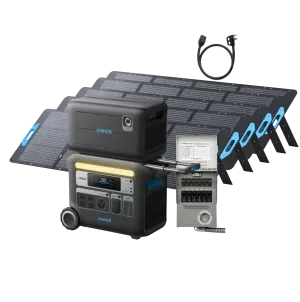 Anker SOLIX F2000   BP2000 Expansion Battery   Home Backup Kit   5× 200W Solar Panel