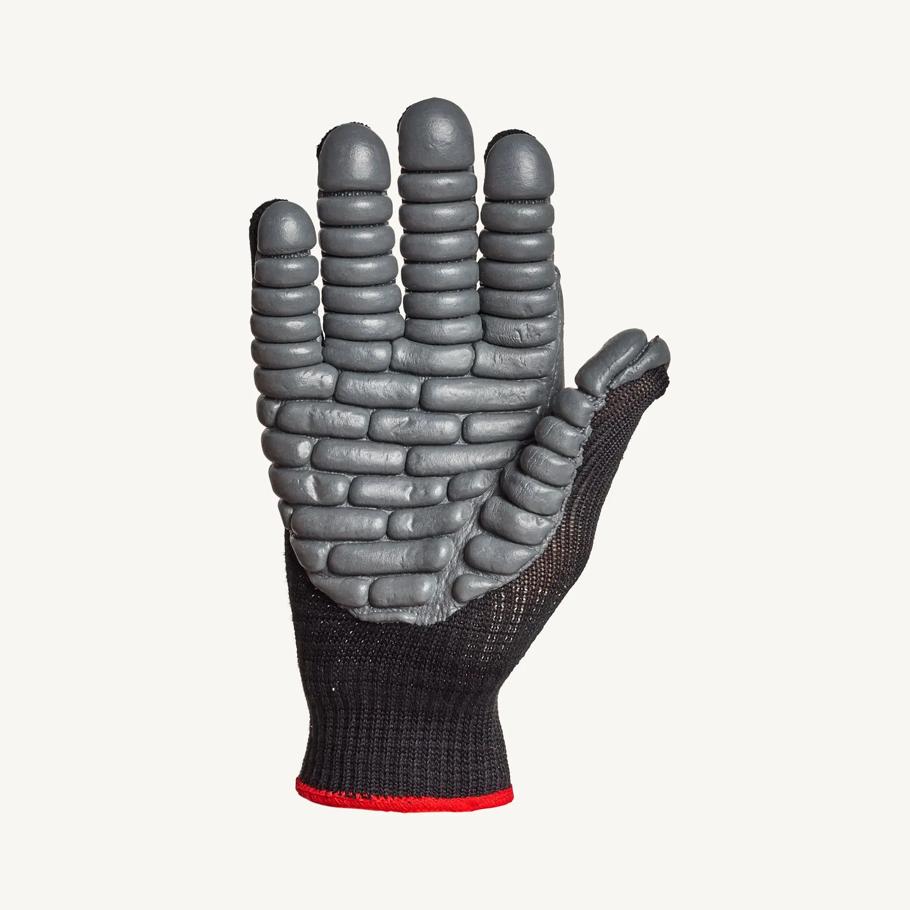 Anti-Vibration Gloves - Superior Glove Vibrastop Nylon/Polymer Full-Finger Elastic Wrist Cuff S10VIB