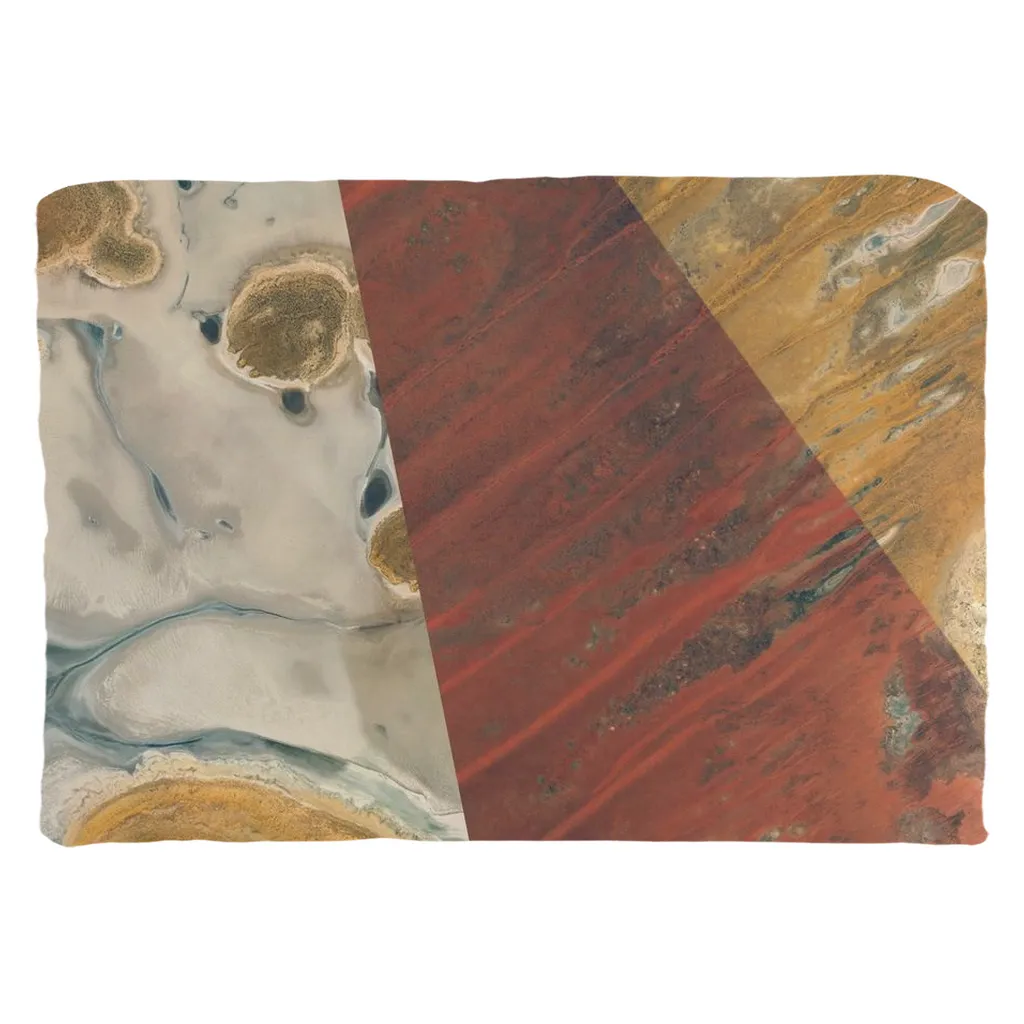 Arial Collage Throw Pillows