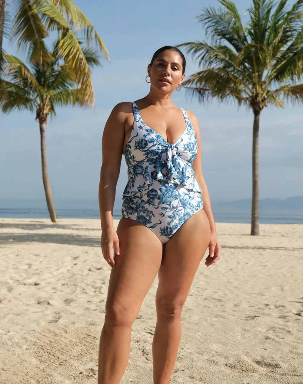 Bois De Croix Chagall Midriff Plus Size Bikini Top