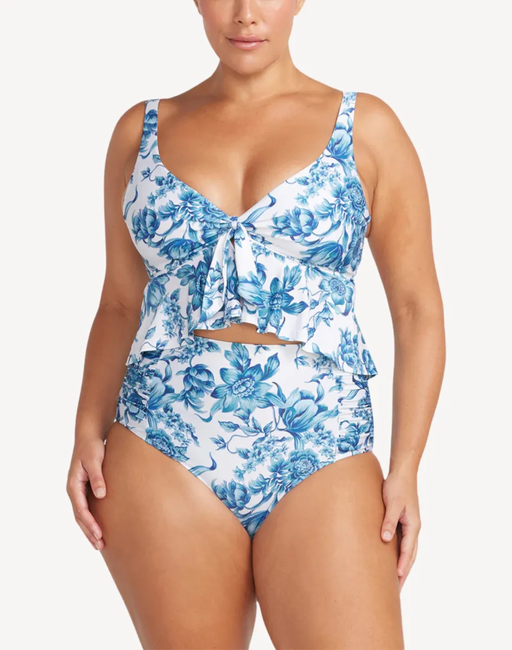 Bois De Croix Chagall Midriff Plus Size Bikini Top