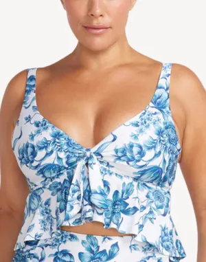 Bois De Croix Chagall Midriff Plus Size Bikini Top