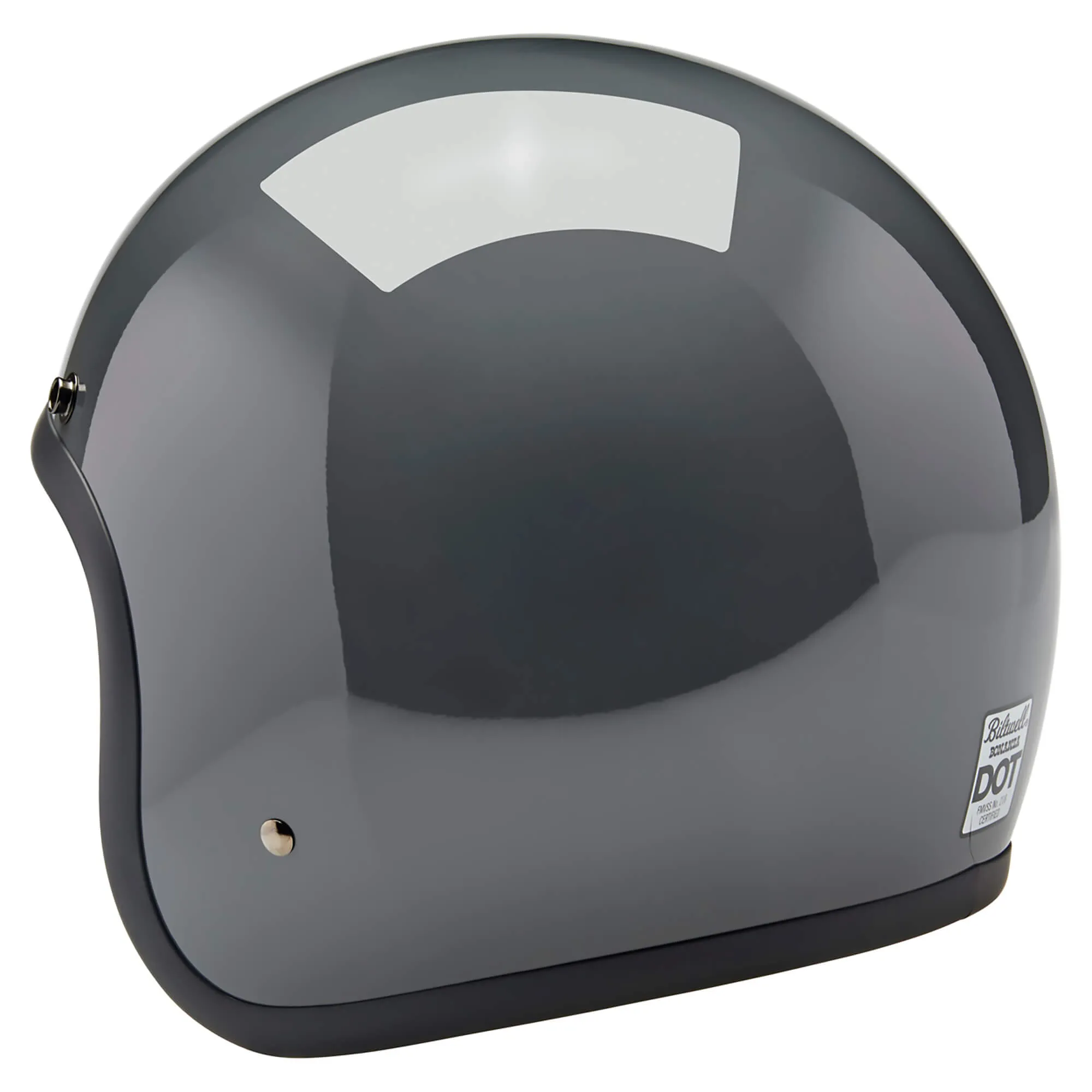 Bonanza Helmet DOT Approved Helmet - Gloss Storm Grey