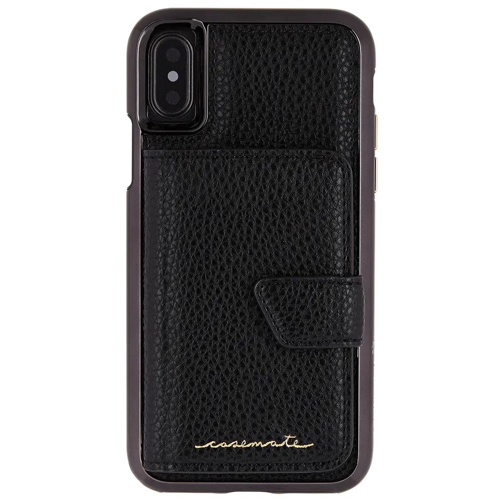 CASE-MATE Compact Mirror Case for iPhone XS/X Black