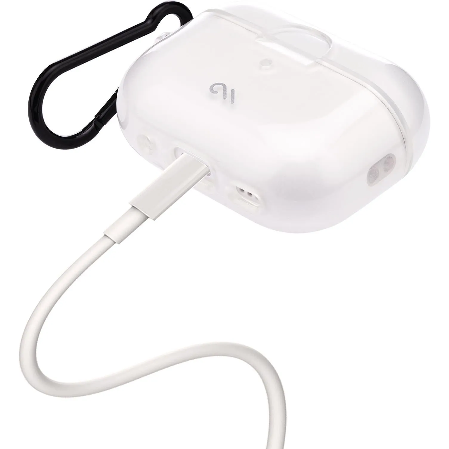 Case-Mate Tough Case with Carabiner Clip for AirPods Pro 1st/2nd Gen (Clear)