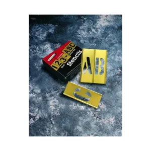 CH Hanson 10026 1/2" Brass 33 Piece Single Letter Set