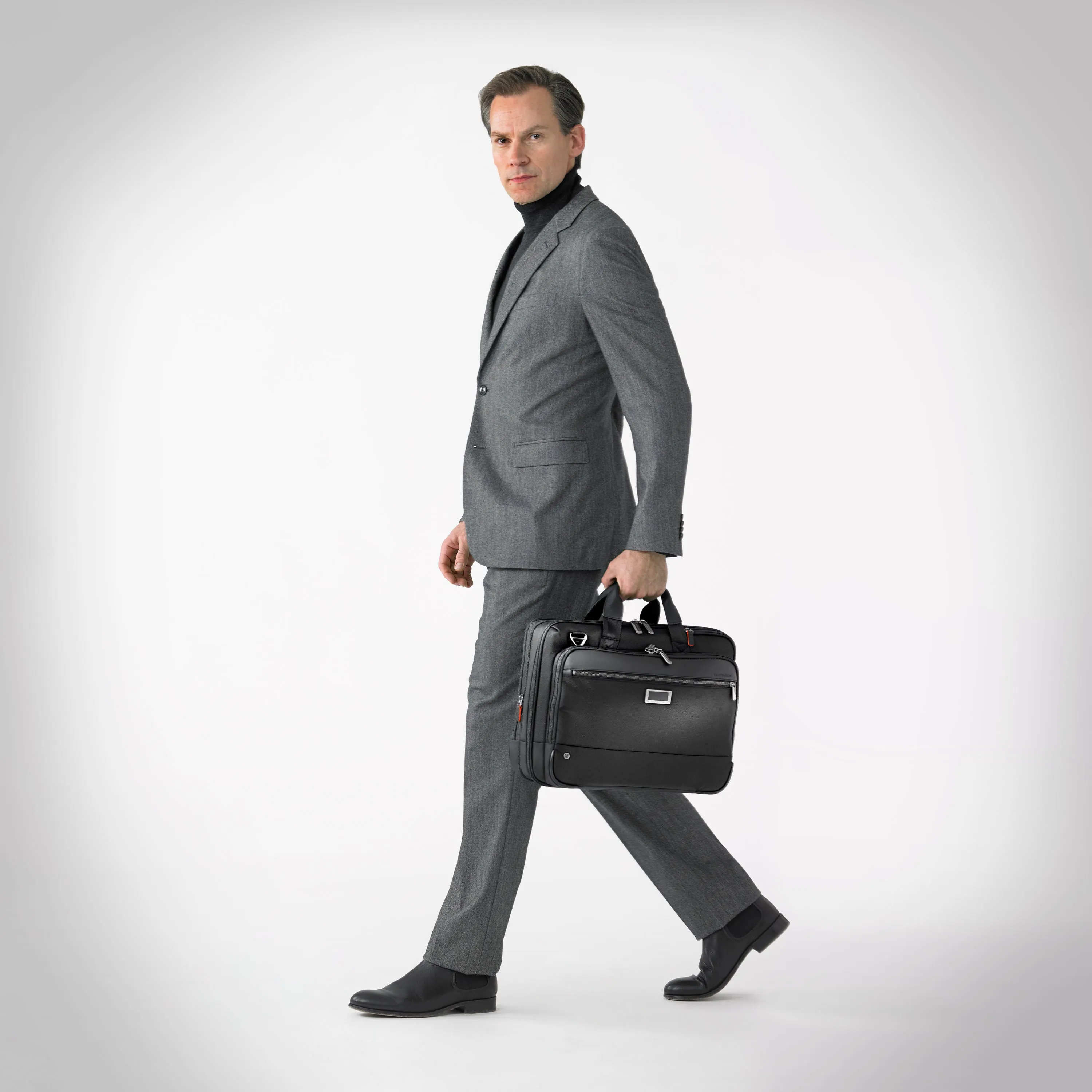 Closeout- Briggs & Riley @WORK Collection Expandable Zippered Briefcase-  KB425X