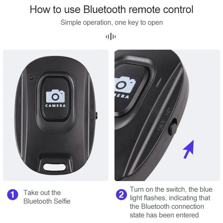 Compact Bluetooth Selfie Button