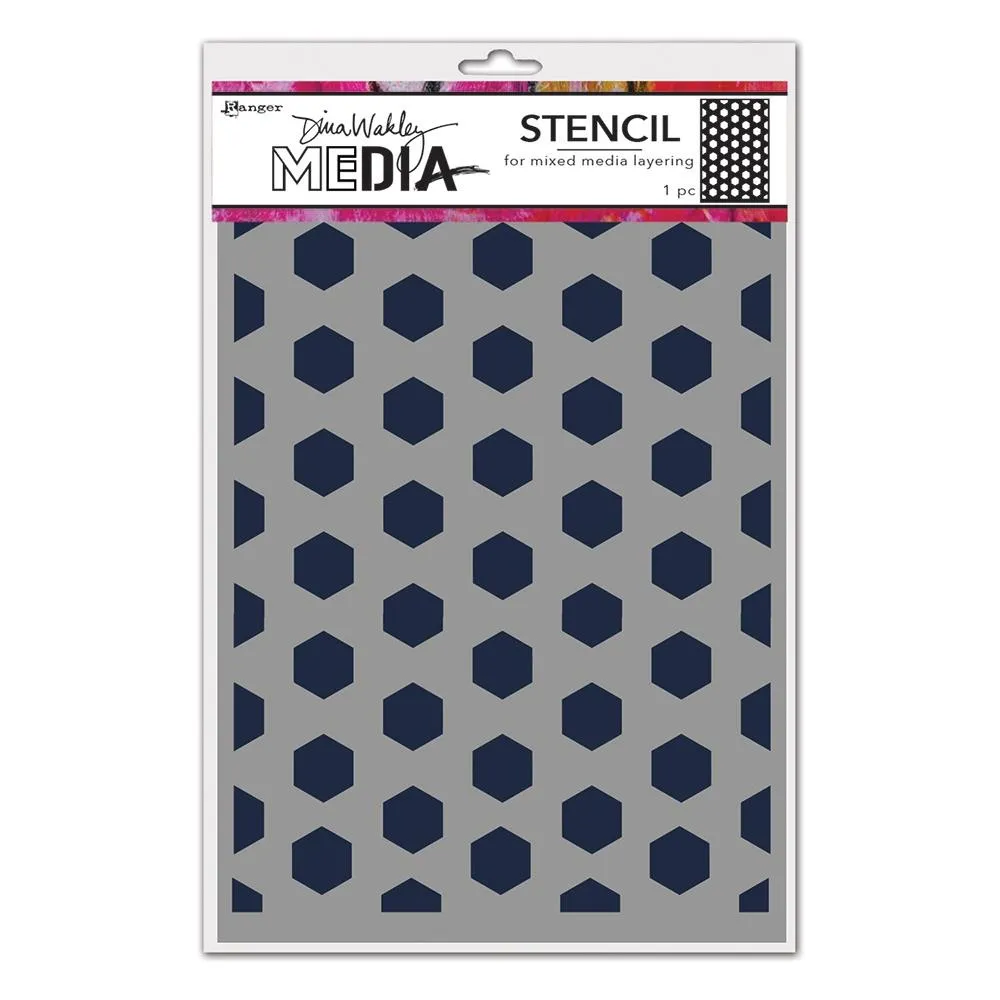 Dina Wakley Media Stencils 9"x 6" - Fence