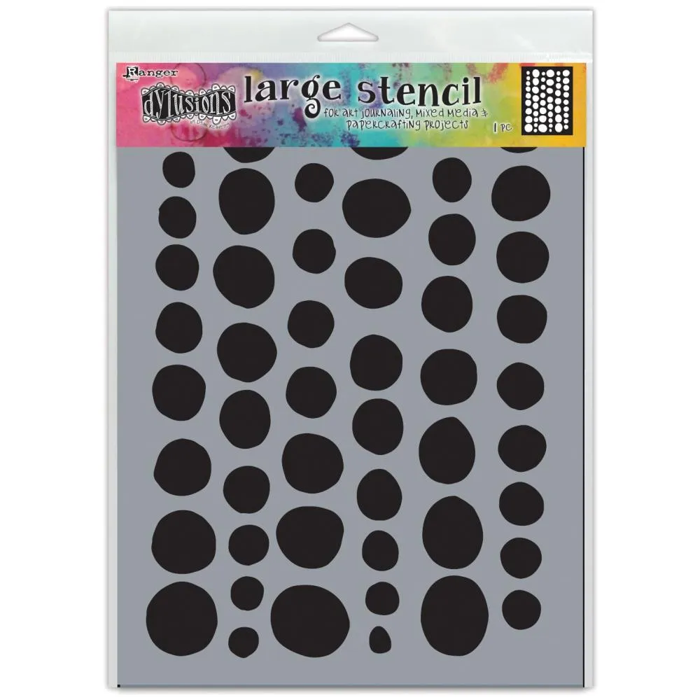 Dyan Reaveley's Dylusions Stencils 9"X12" - Coins