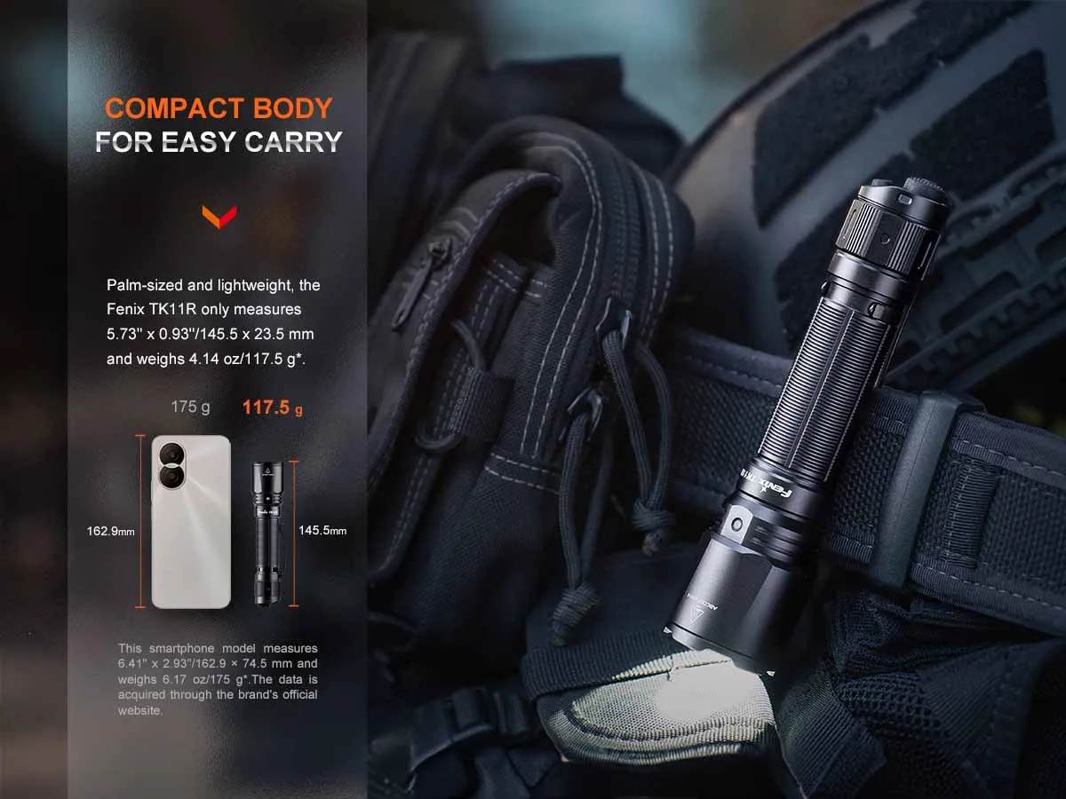 Fenix TK11R Rechargeable Tactical Flashlight