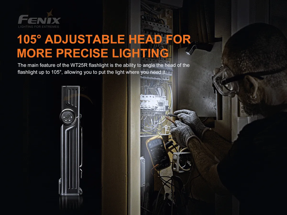 Fenix WT25R Adjustable Head Flashlight