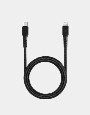 FibraTough Anti-Microbial Lightning to USB-C Cable 1.5M
