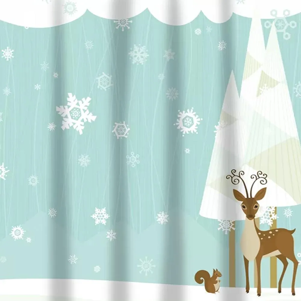 Forrest Friends Fabric Shower Curtain