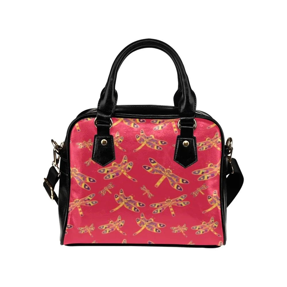 Gathering Rouge Shoulder Handbag