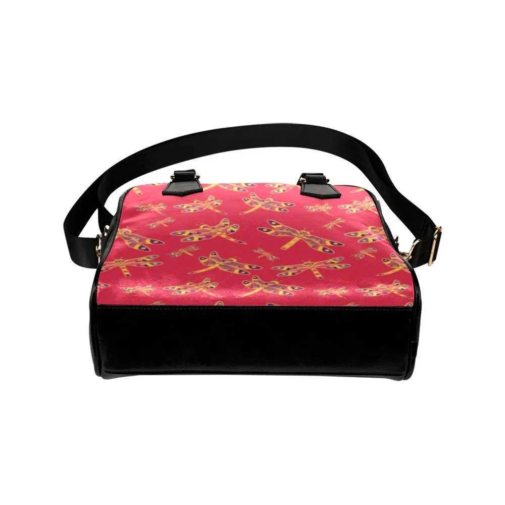 Gathering Rouge Shoulder Handbag