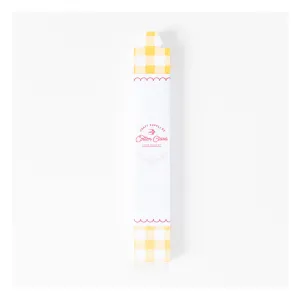 Gingham Paper Chain Mustard