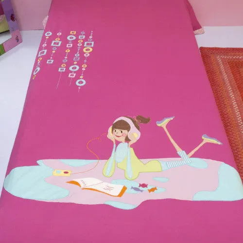 Girls Wanna Have Fun iPod Bed Cover Single