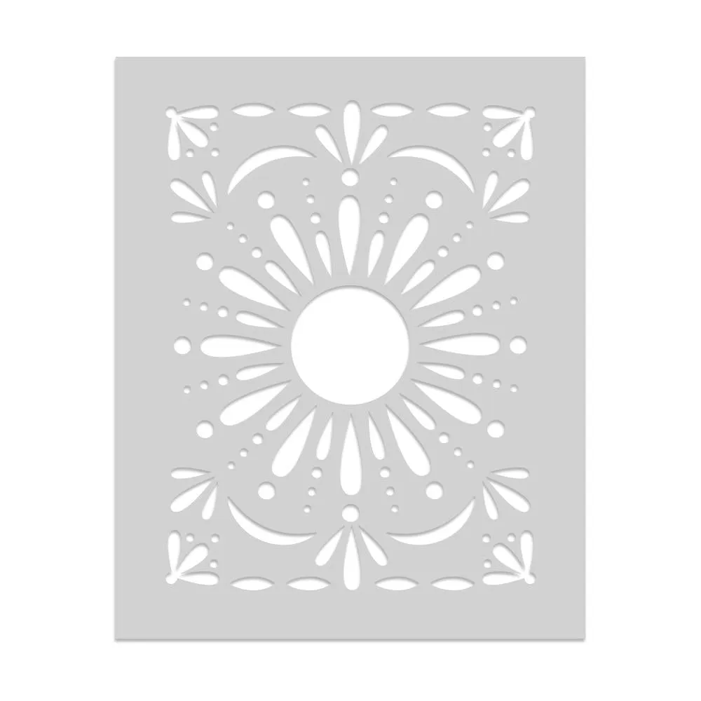 Hero Arts Stencil - Flourish Sun*