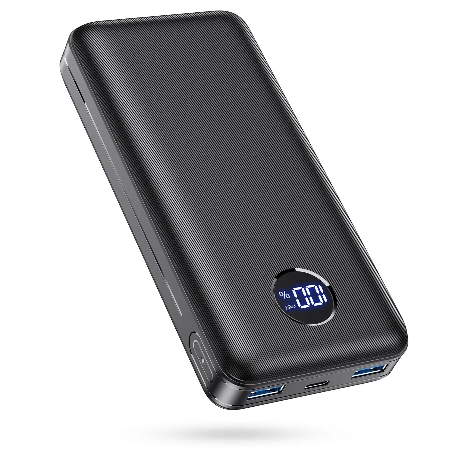 IAPOS Portable Charger 40000mah Power Bank, USB-C (22.5W) Fast Charging Battery Pack Portable Phone Charger for iPhone 15/14/13 Series, Android Samsung Galaxy, for Travel Camping - Black