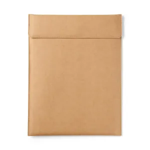 Jeans' Back Patch Laptop Case - Brown