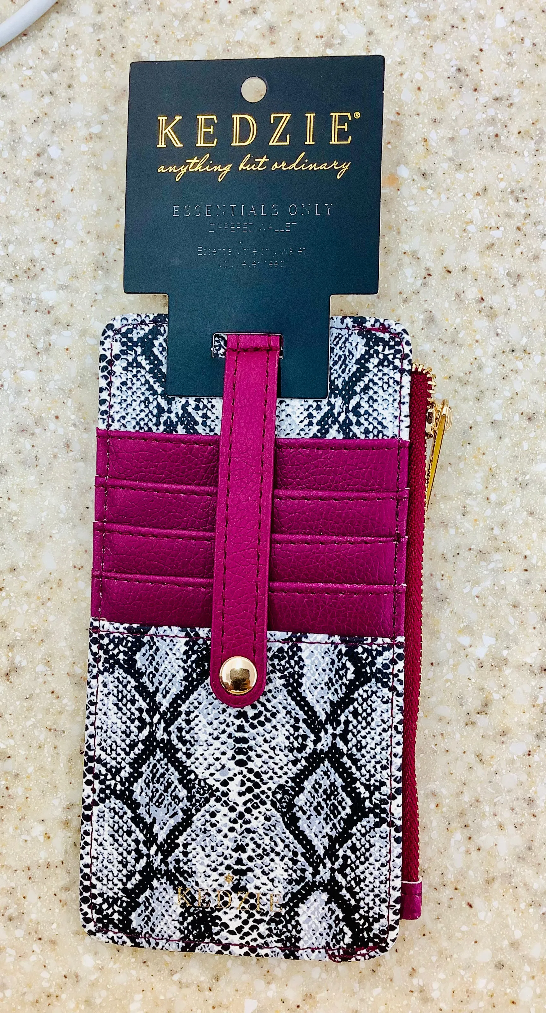 Kedzie Essentials Only Zippered Wallet
