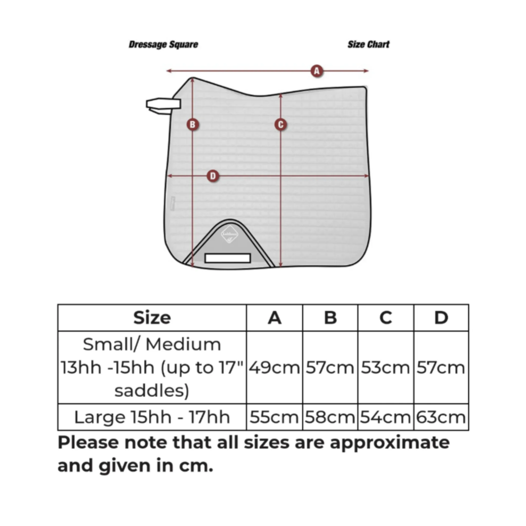 LeMieux Cotton Dressage Square