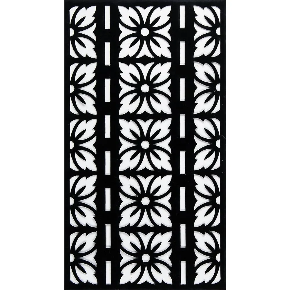 Little Birdie Reusable Stencil 4"x 7"- Floral Pattern*