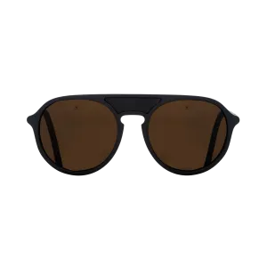 Matte Black Frame Eclipse Lenses Ice 1709 Sunglasses