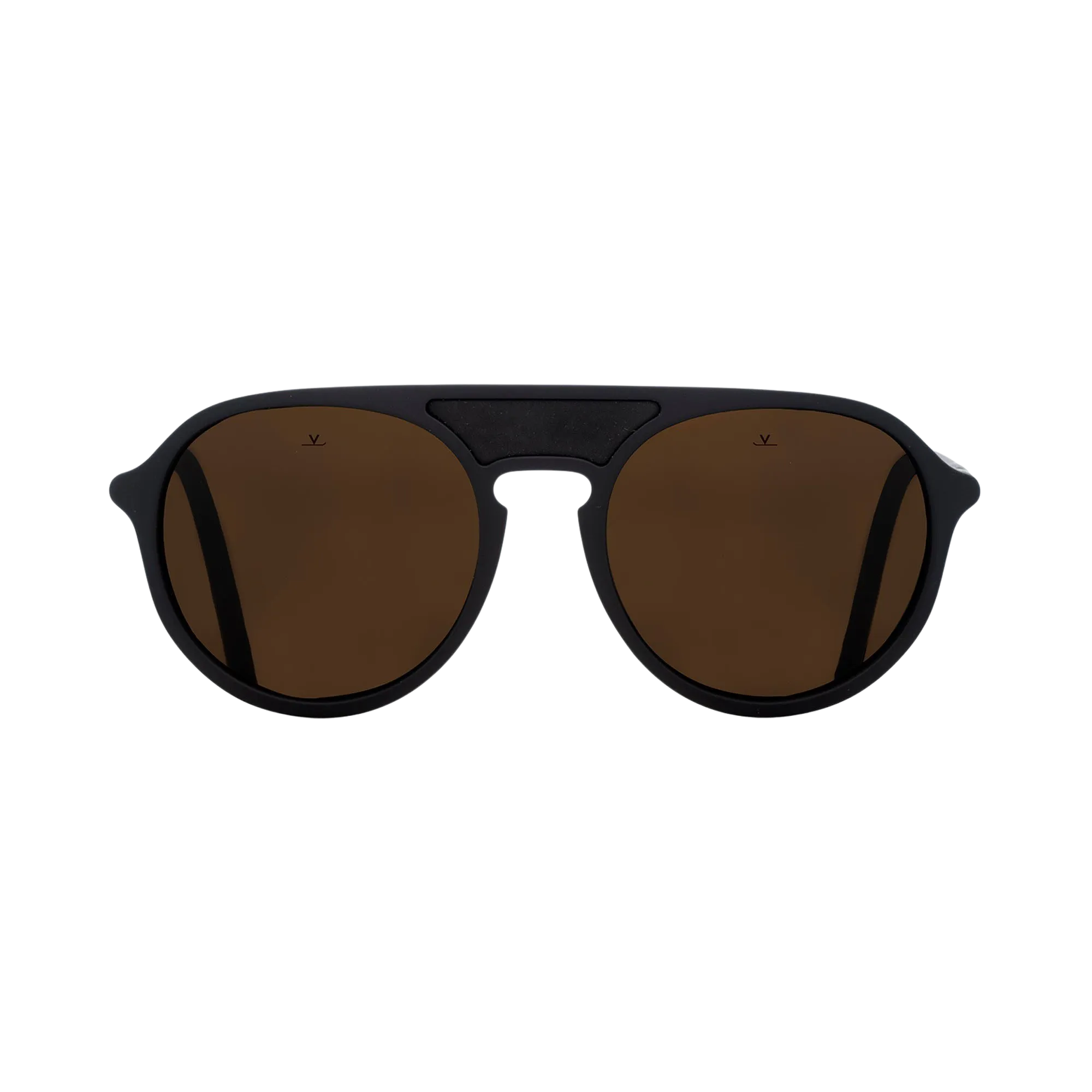 Matte Black Frame Eclipse Lenses Ice 1709 Sunglasses
