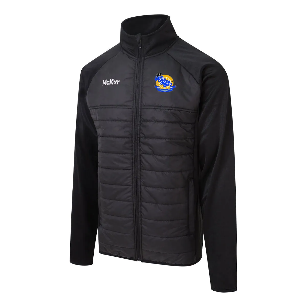 Mc Keever Aughawillan GAA Core 22 Hybrid Jacket - Adult - Black