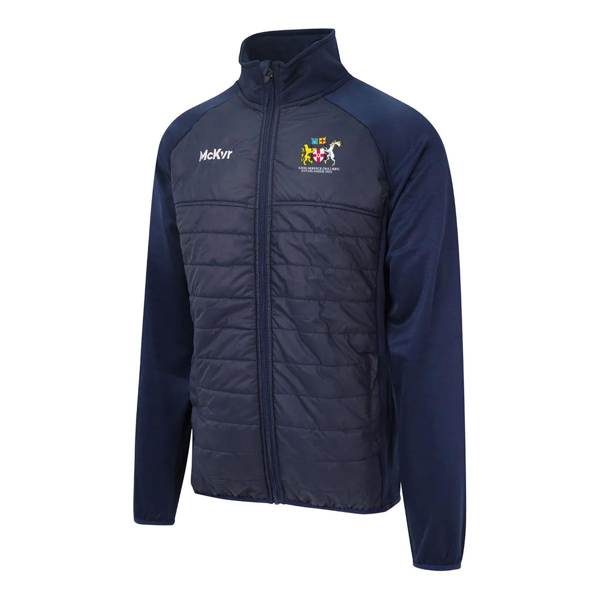 Mc Keever Civil Service NI RFC Core 22 Minis Hybrid Jacket - Youth - Navy