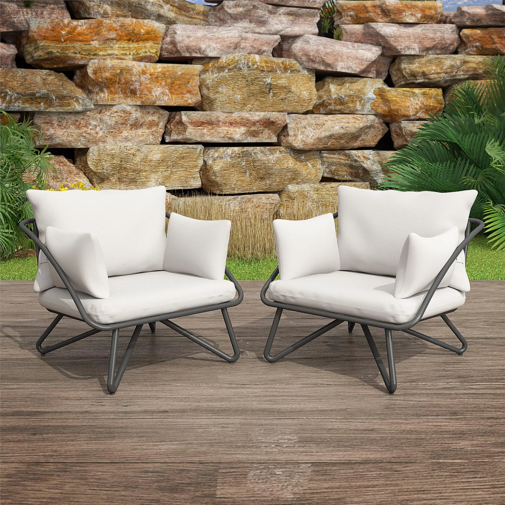 Novogratz Teddi Outdoor Lounge Chairs