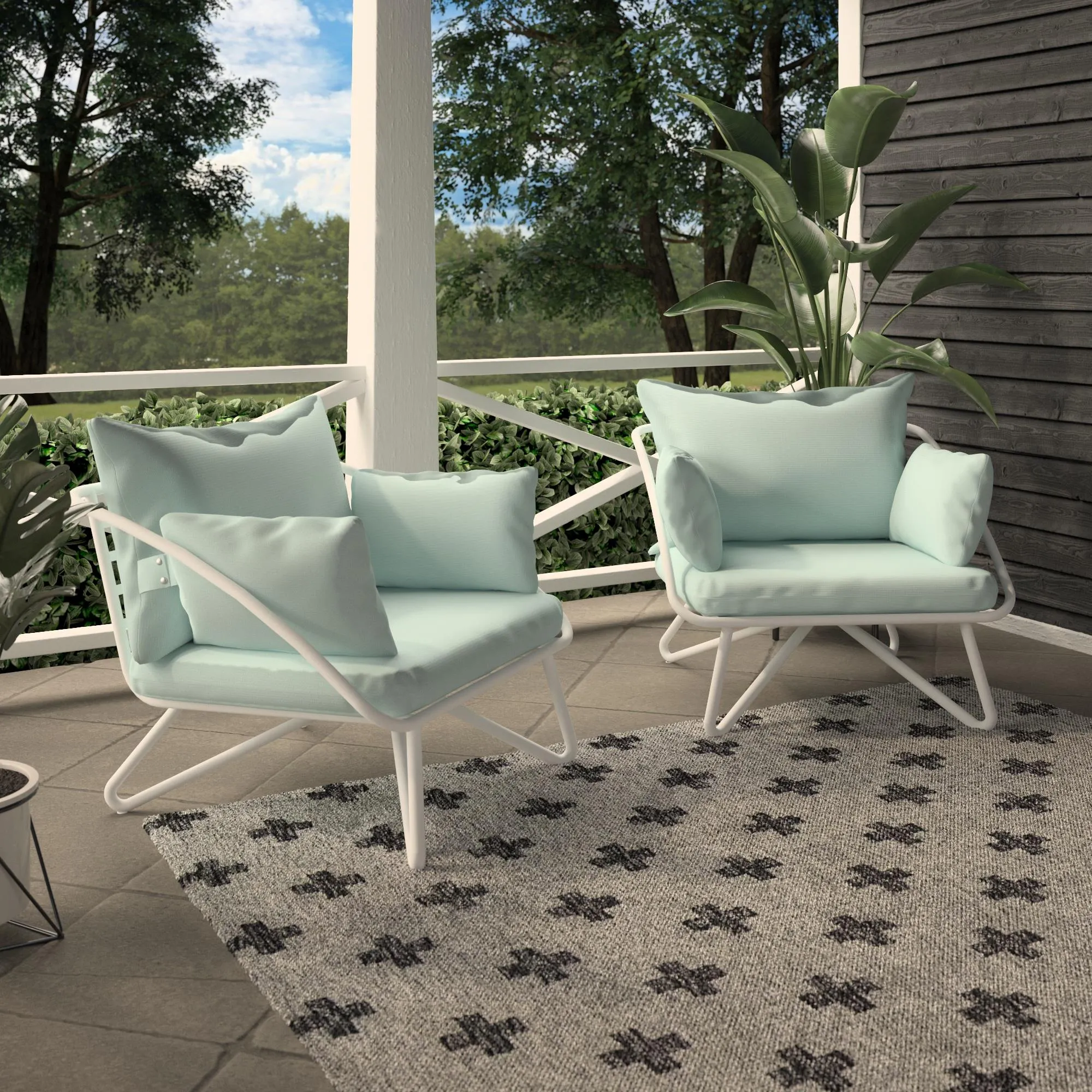Novogratz Teddi Outdoor Lounge Chairs