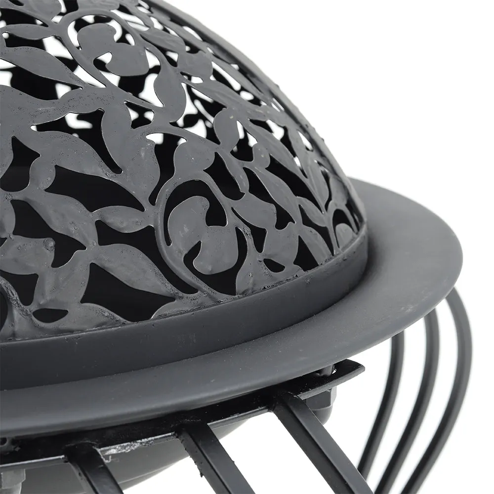 Outdoor BBQ Grill Fire Pit High Legs Steel Wood Burner for Camping