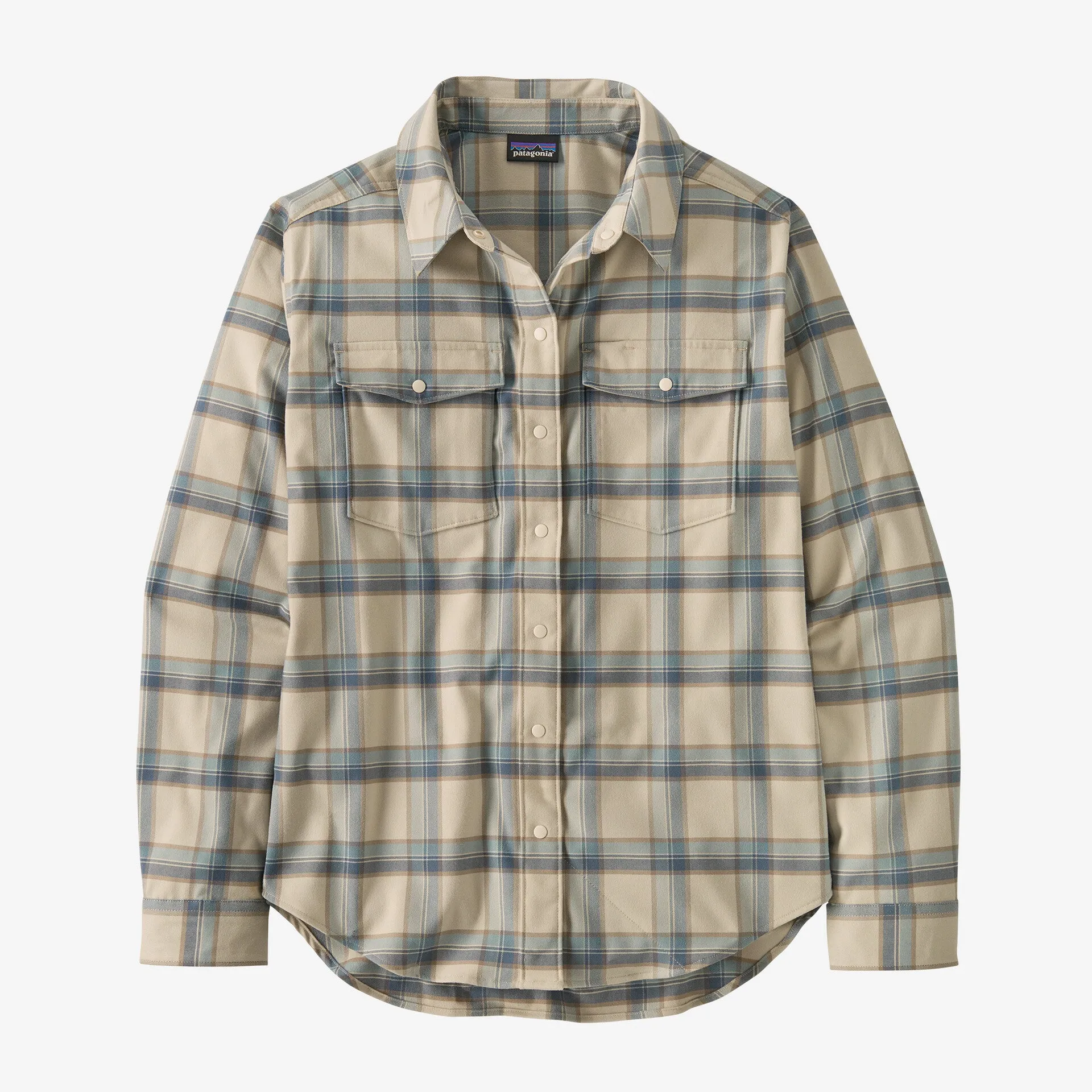 Patagonia Women's Canyonite Flannel Shirt - MOUNTAIN TREK PUMICE