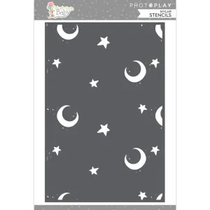PhotoPlay Hush Little Baby Stencils 6"X 9" 3 pack - Bed Time*