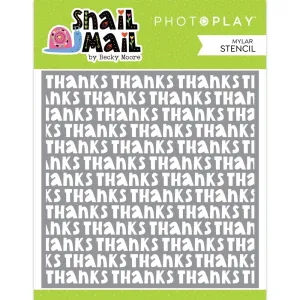 PhotoPlay Snail Mail Stencil 6"X6"