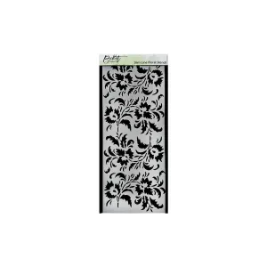 Picket Fence Studios Stencil 4in x 8in - Slim Line Floral*