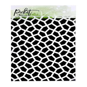 Picket Fence Studios Stencil 6"X6" - Cobblestone*