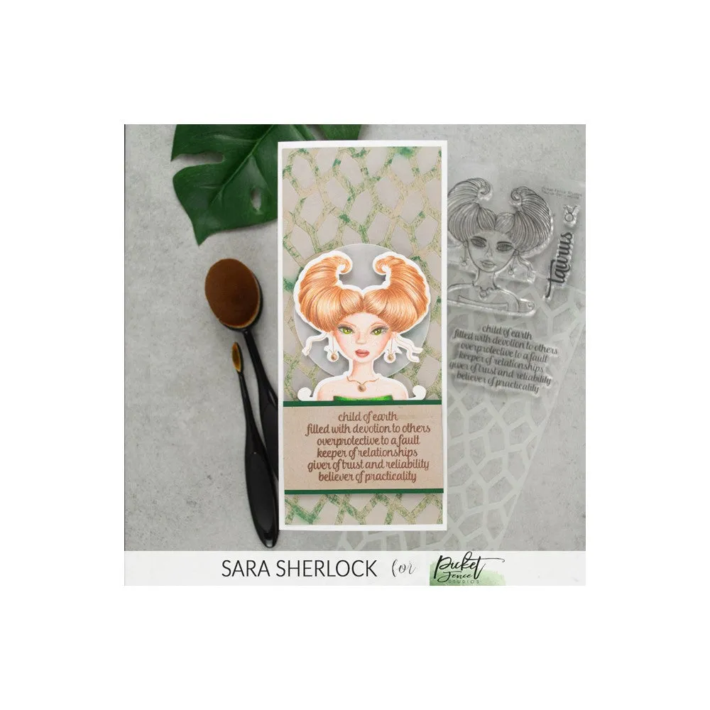 Picket Fence Studios Stencil 6"X6" - Cobblestone*
