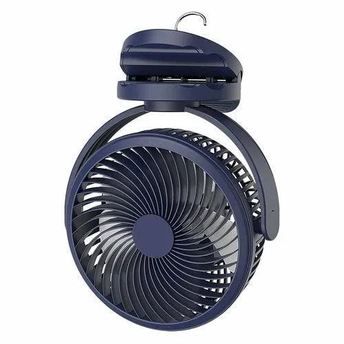 Portable USB Desk Fan With Night Light 360 Degree Rotation
