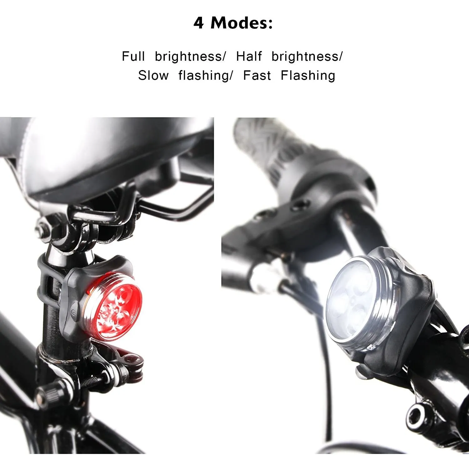 Rechargeable Bike Light Set