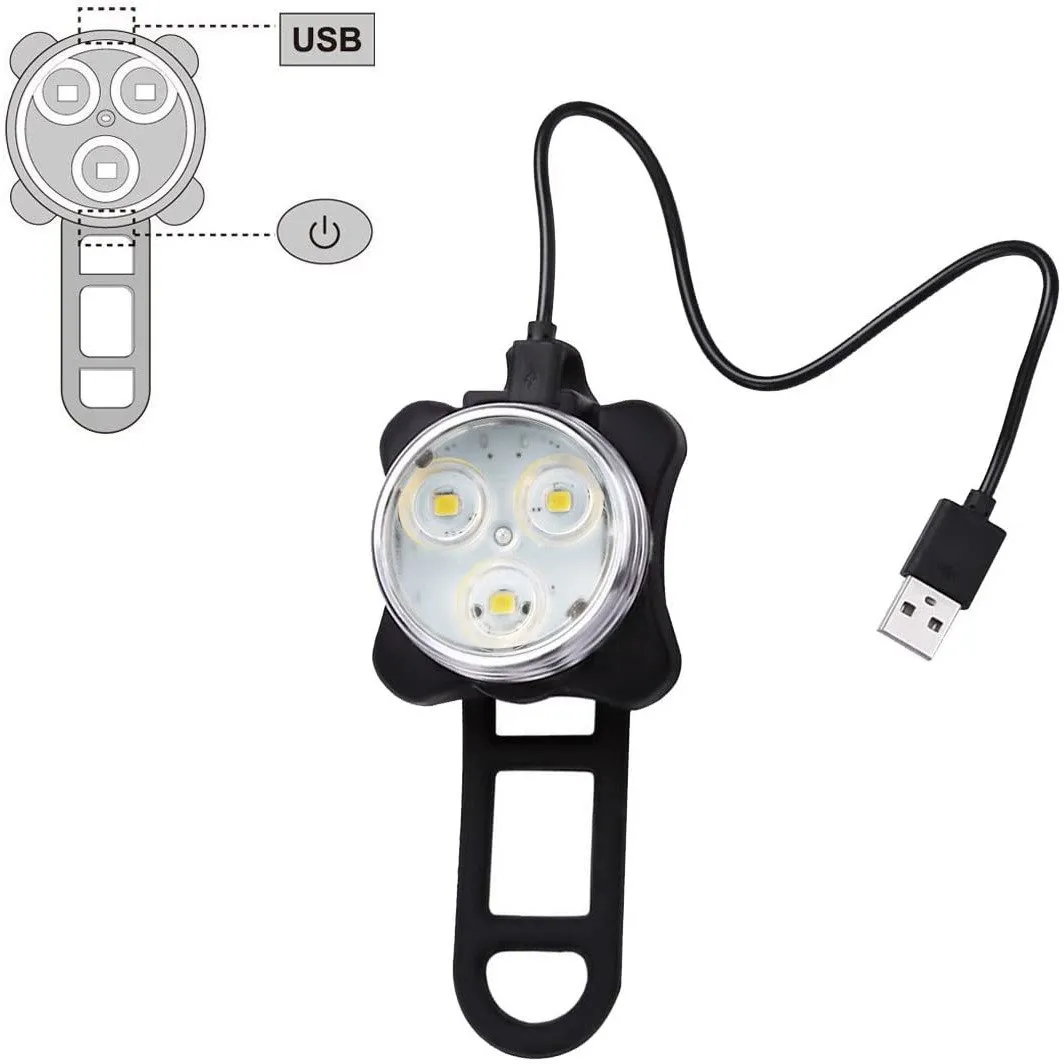 Rechargeable Bike Light Set