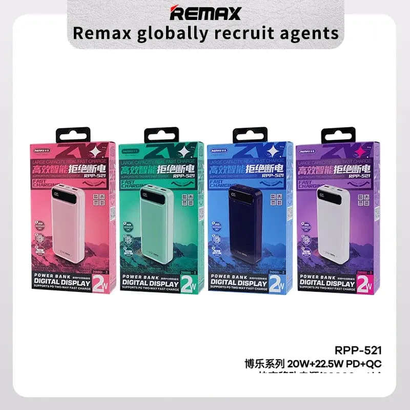 REMAX - Portable Power Bank 20000Mah Fast Charging