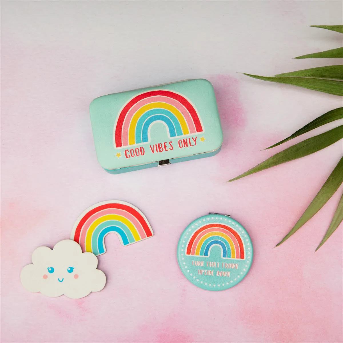 RJB Stone Chasing Rainbows Mini Travel Jewellery Box
